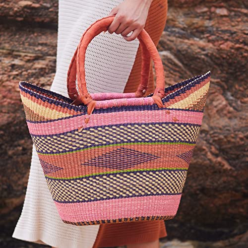 Handwoven Grass Basket Winged Style <br>Assorted