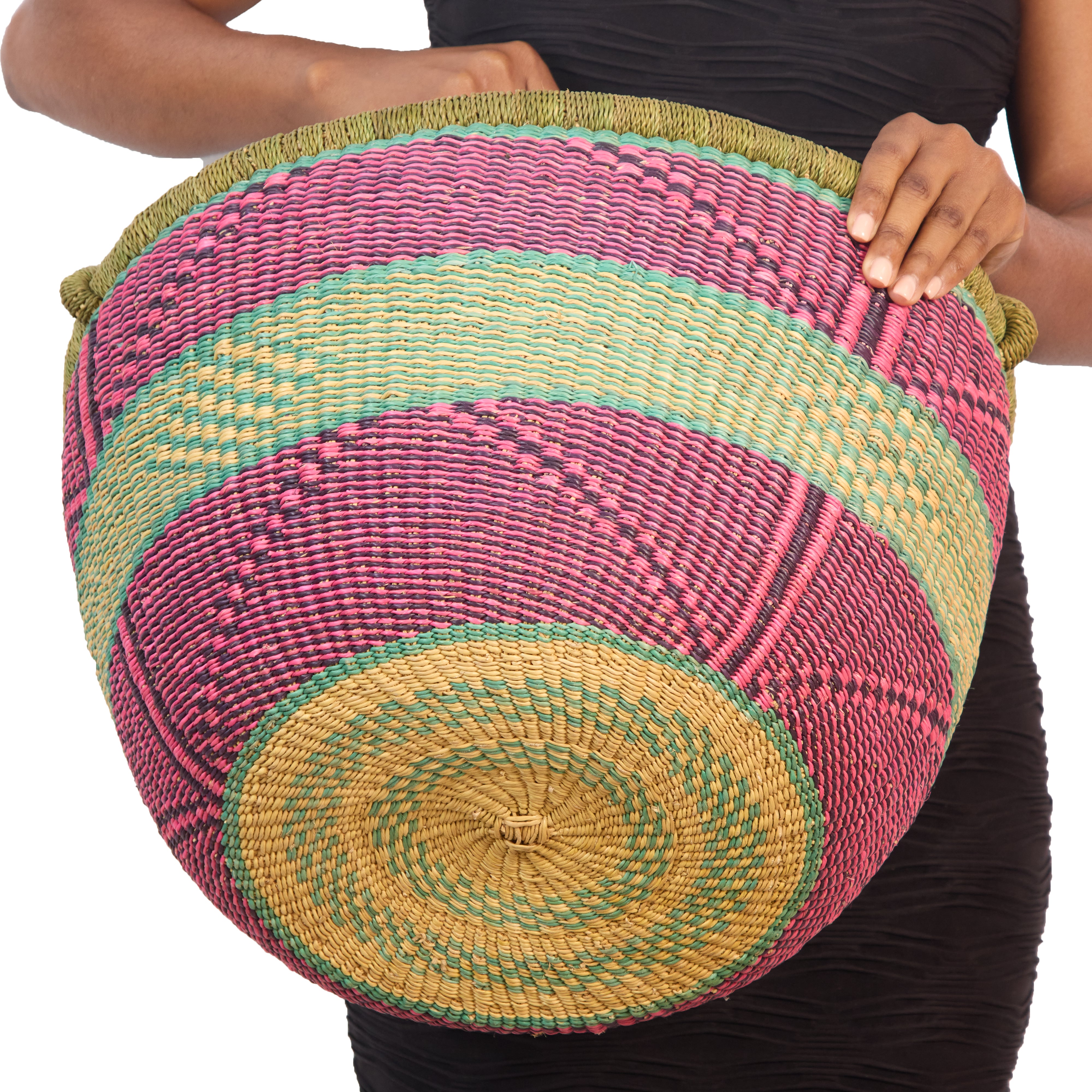 Handwoven Grass Basket Market Style <br>Assorted