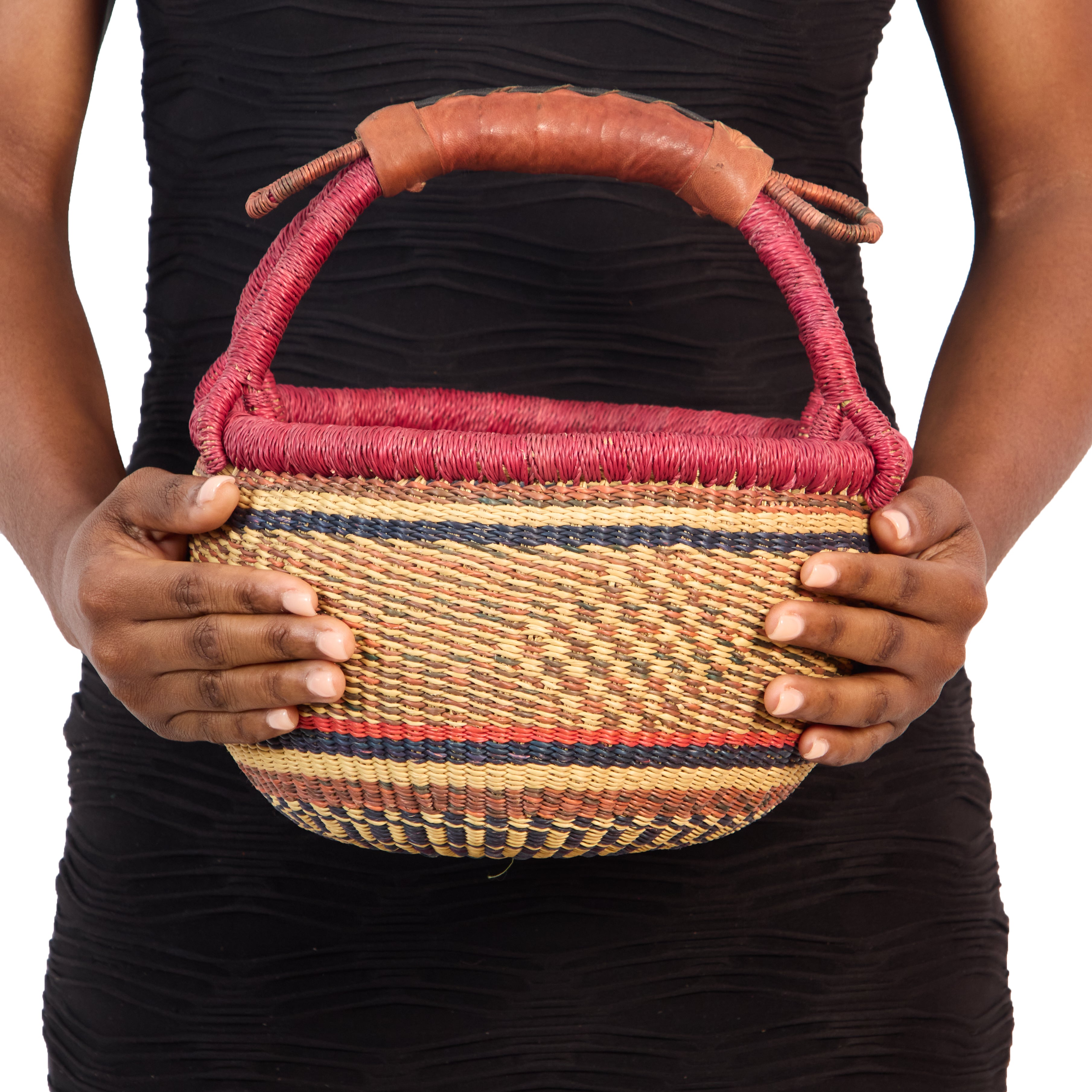 Handwoven Grass Basket Mini Market Style <br>Assorted