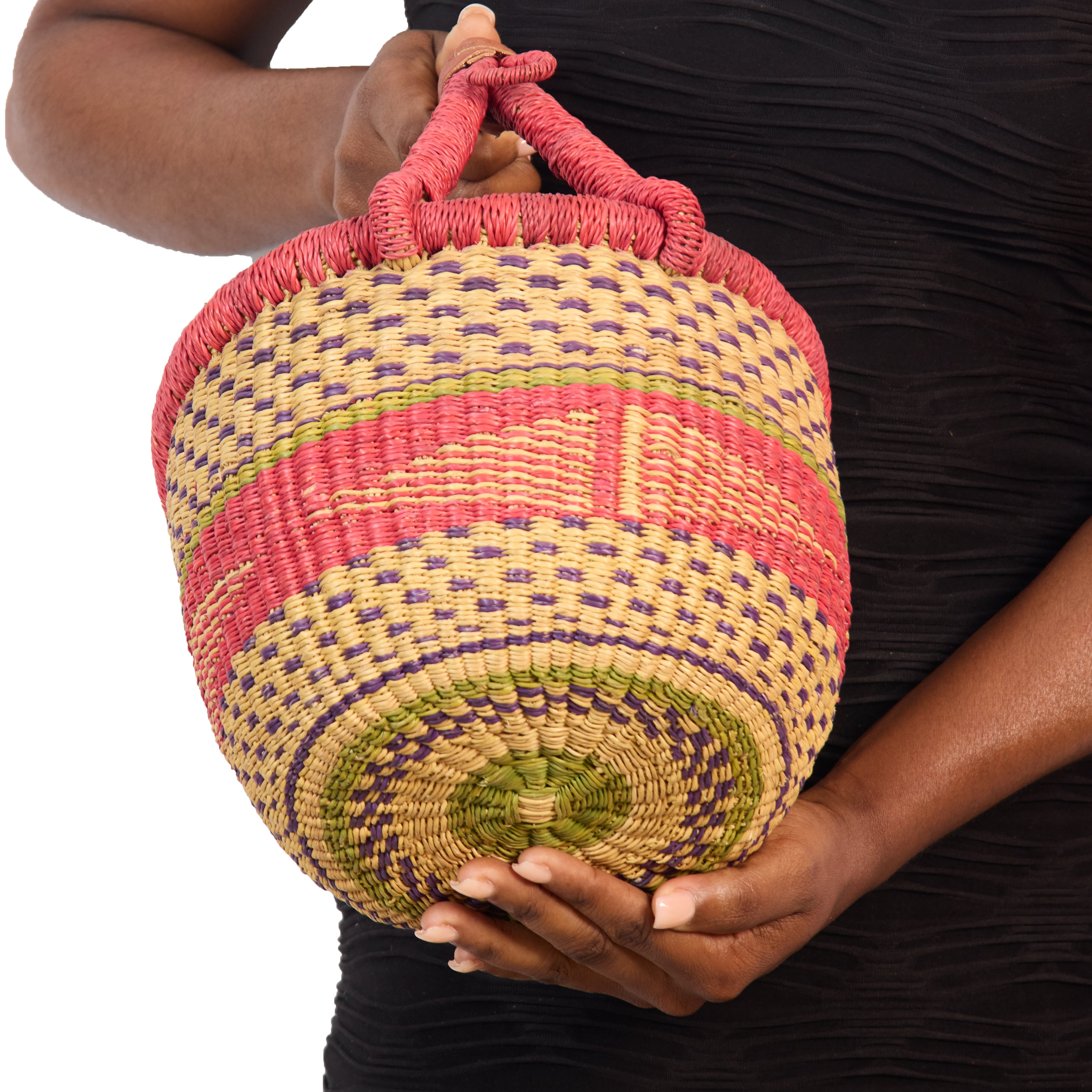 Handwoven Grass Basket Mini Market Style <br>Assorted