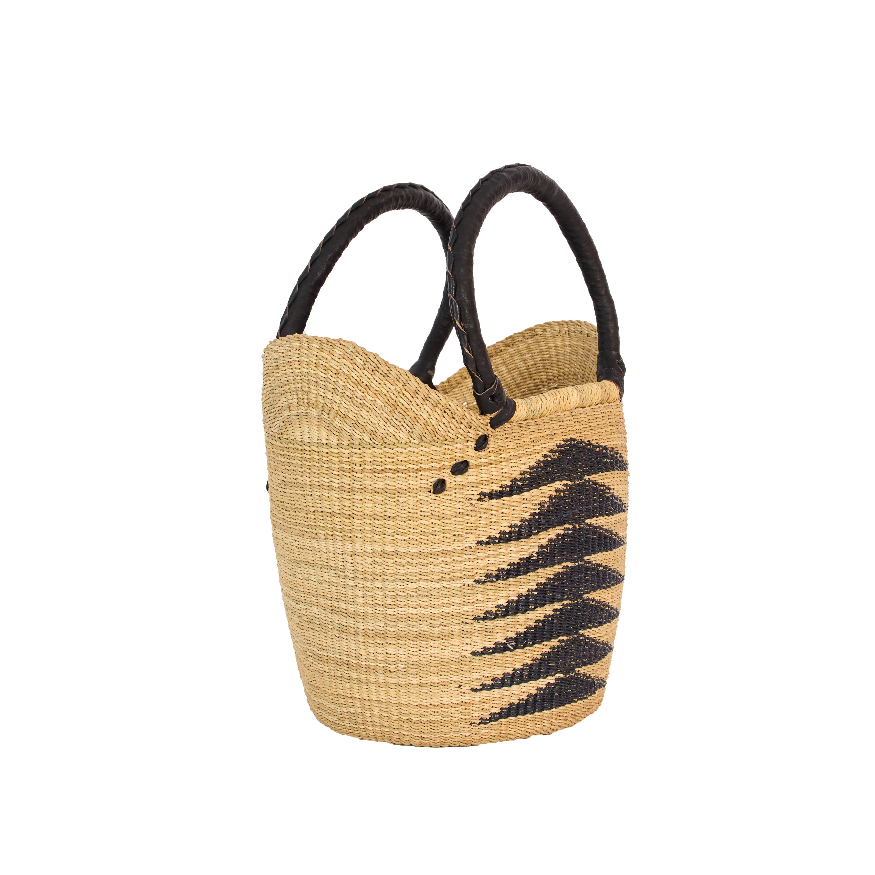 Handwoven Grass Basket Winged Style <br>Assorted