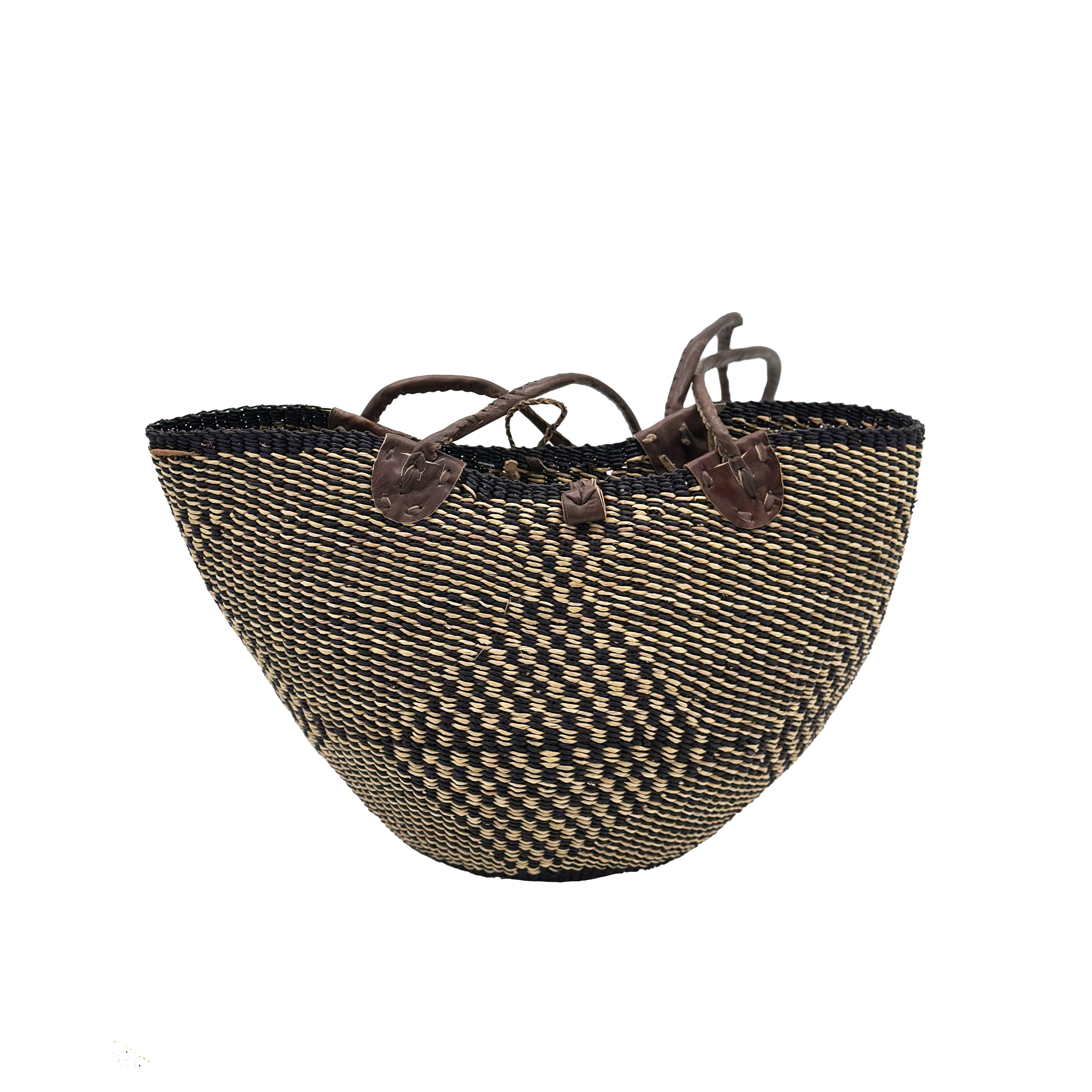 Handwoven Grass Basket Shoulder Bag <br>Assorted