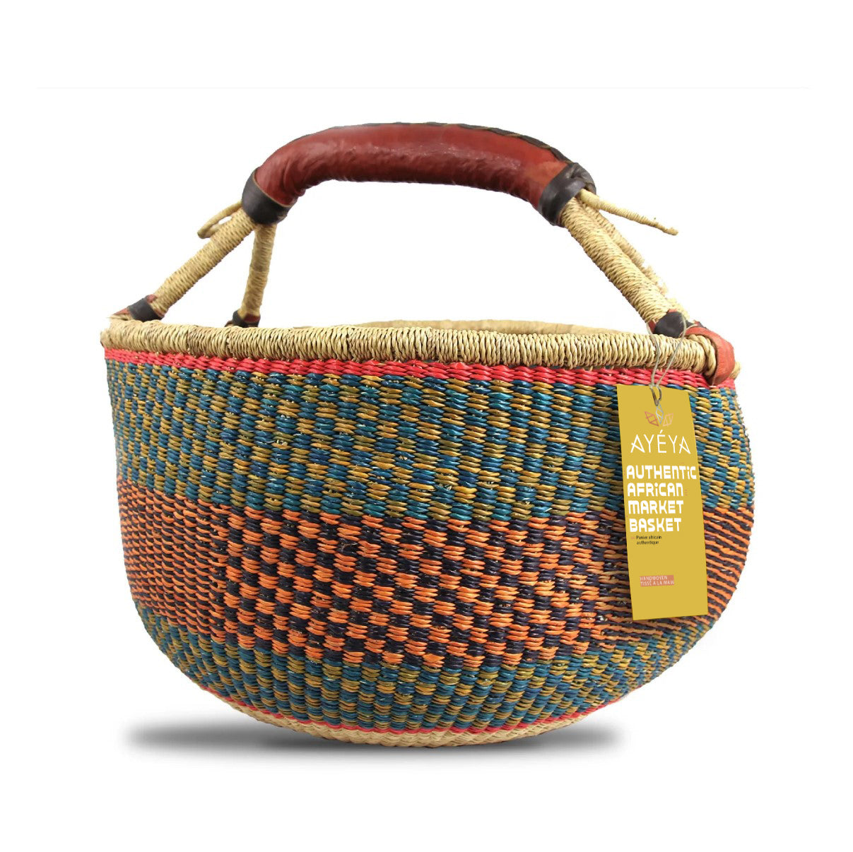 Handwoven Grass Basket Market Style <br>Assorted