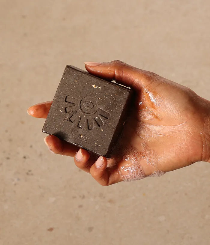 Traditional African Black Soap Bar<br>Peace